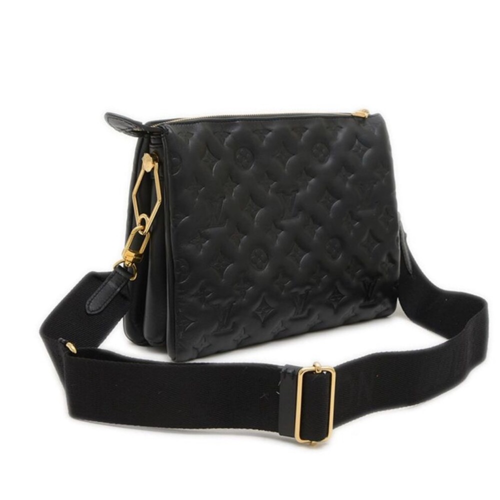 Louis Vuitton Shoulder Monogram Coussin Black Bag PM Pre Loved
